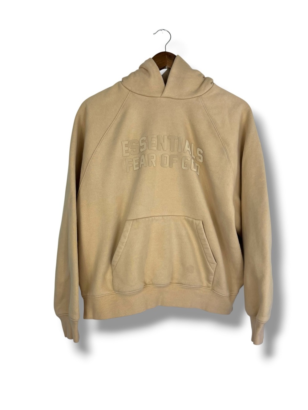 Fear of God Essentials Hoodie Sand Size Small